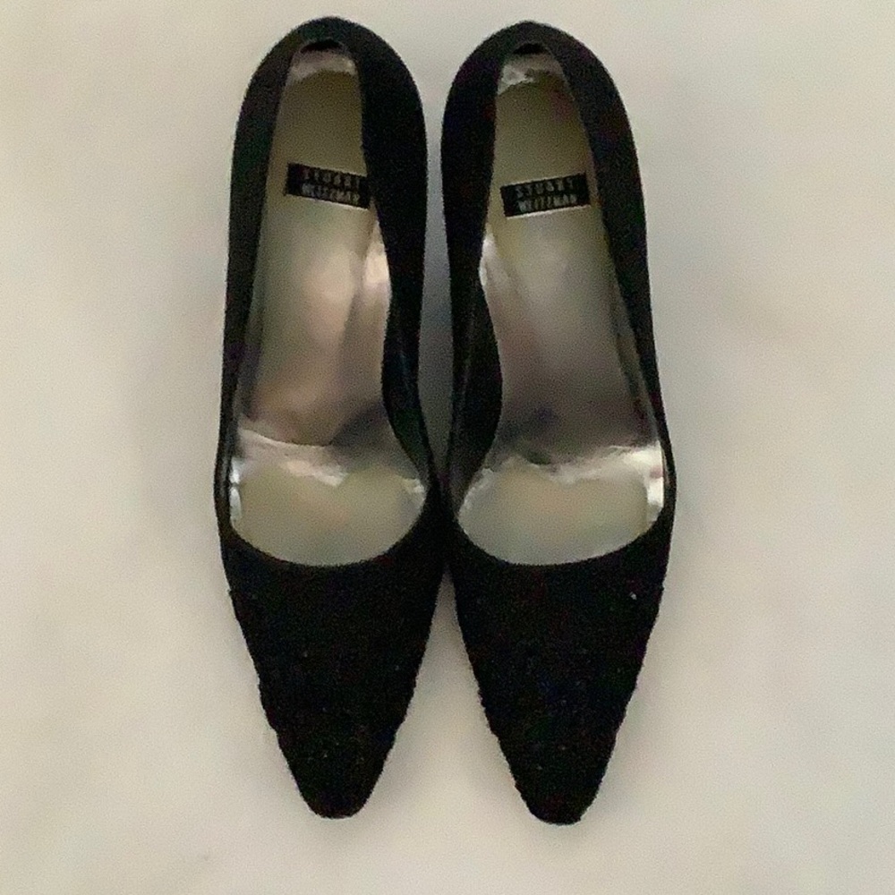 Stuart Weitzman Black High Heel Shoe